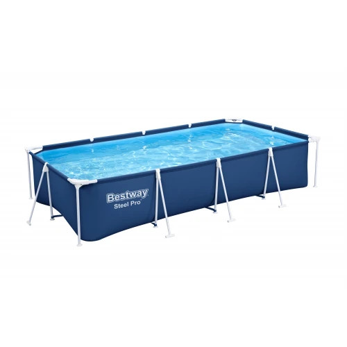 Family Steel Pro Frame BESTWAY Pool, 400x211x81 - Blau 