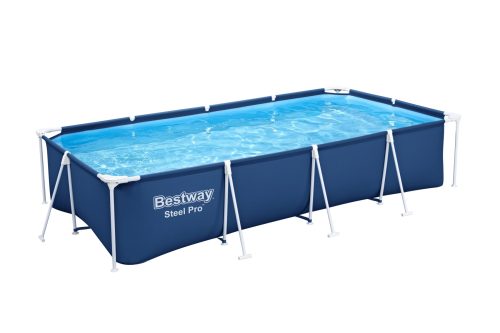 Family Steel Pro Frame BESTWAY Pool, 400x211x81 - Blau 