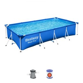   Basen Stelażowy Family Steel Pro 3w1 BESTWAY 400x211x81cm + Pompa + Filtr