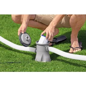   Filtrująca Pompa basenowa 1249l/h BESTWAY + Wymienny filtr I