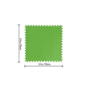   Piankowa Mata pod basen ogrodowy Zielony 9 szt. 78x78cm BESTWAY