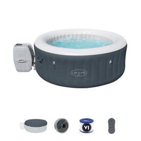   Bali Lay-Z-Spa AirJet Domowe Jacuzzi BESTWAY 4-osobowe + LED + Akcesoria