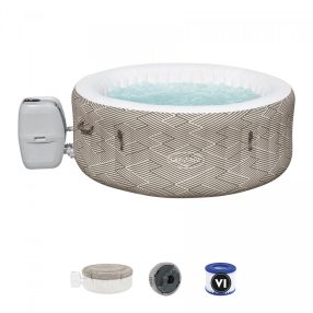   Madrid Lay-Z-Spa Jacuzzi do ogrodu BESTWAY 4-osobowe + Pompa z filtrem + Pokrywa