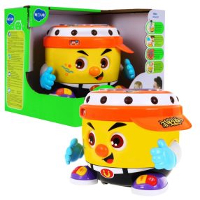   Interaktywna Tańcząca Perkusja DJ dla dzieci 18m+ Melodie Światła + 2 tryby tańca + Funkcja nagrywania słów