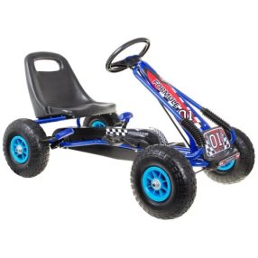    Elektrisches Miniauto mit Go-Kart-Pedal AIR PerHour – Blau