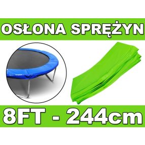   Kołnierz ochronny na sprężyny SkyRamiz Zielony do trampoliny ogrodowej 244cm/8FT