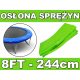 Kołnierz ochronny na sprężyny SkyRamiz Zielony do trampoliny ogrodowej 244cm/8FT