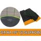 Siatka do Trampoliny 14FT - 6 pól Pomarańczowy