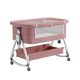 Ali 3in1 Babybett, Wiege, Babybucht – Rosa