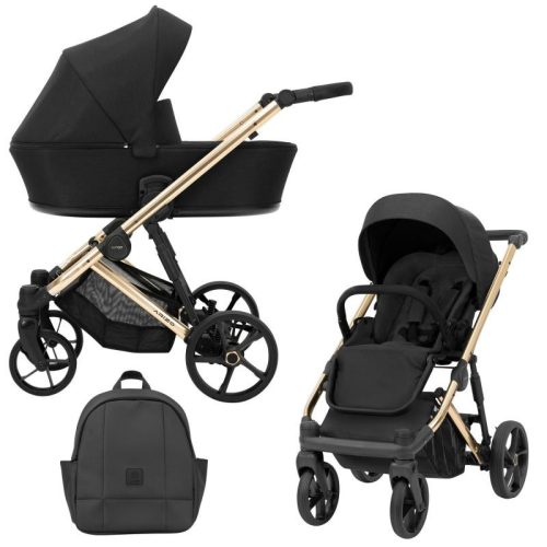 Kuner ARIZO Premium 2in1 Kinderwagen - Schwarz 