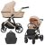 Kuner ARIZO Premium 2in1 Kinderwagen - Rosa