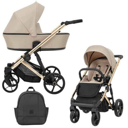 Kuner ARIZO Premium 2in1 Kinderwagen - Creme
