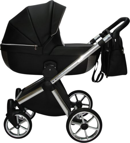Sojan AZURRO 3in1 Multifunktionskinderwagen – Schwarz/Silber