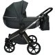 Sojan AZURRO 3in1 Multifunktionskinderwagen – Schwarz/Grau (schwarzes Rad)