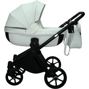   Sojan AZURRO 3in1 Multifunktionskinderwagen – Weiß/Schwarz