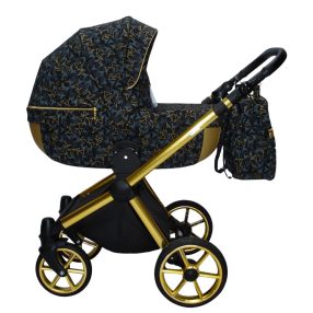 Sojan AZURRO 3in1 Multifunktionskinderwagen – Muster Gold