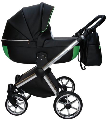 Sojan AZURRO 3in1 Multifunktionskinderwagen – Schwarz/Grün