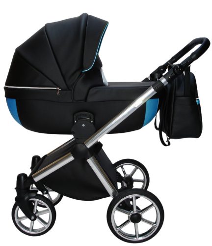 Sojan AZURRO 3in1 Multifunktionskinderwagen – Schwarz/Blau