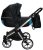 Sojan AZURRO 3in1 Multifunktionskinderwagen – Schwarz/Blau