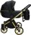 Sojan AZURRO 3in1 Multifunktionskinderwagen – Schwarz/Gold