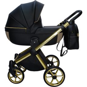   Sojan AZURRO 3in1 Multifunktionskinderwagen – Schwarz/Braun