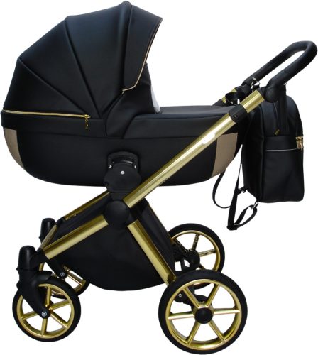 Sojan AZURRO 3in1 Multifunktionskinderwagen – Schwarz/Braun