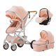 Bora Baby I. 3in1 Kinderwagen - Pfirsich