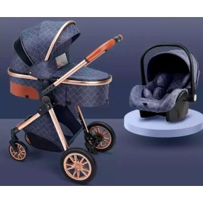 Bora Baby BELLISSIMA I. 3in1 Kinderwagen - Blau