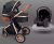 Bora Baby BELLISSIMA I. 3in1 Kinderwagen - Schwarz