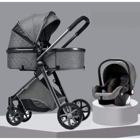Bora Baby BELLISSIMA I. 3in1 Kinderwagen - Dunkelgrau