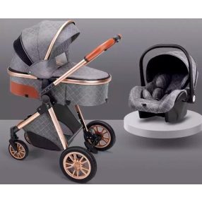 Bora Baby BELLISSIMA I. 3in1 Kinderwagen - Grau