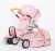 Bora Baby II 3in1 Kinderwagen - rosa