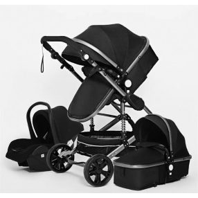 Bora Baby II 3in1 Kinderwagen - tiefschwarz