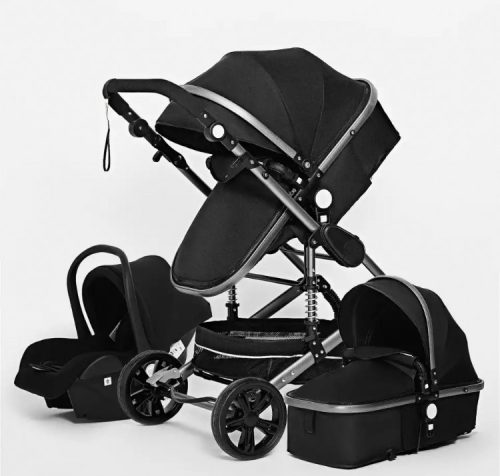 Bora Baby II 3in1 Kinderwagen - tiefschwarz