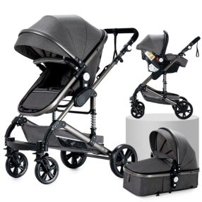 Bora Baby II 3in1 Kinderwagen - grau