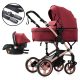 Bora baby MAGIC 3in1 Kinderwagen-bordeaux