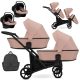 Kunert BRAV DUO 2 3in1 multifunktionaler Zwillingskinderwagen - Pink