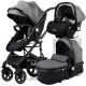 Belecoo Dark 3in1 Multifunktions-Kinderwagen - Dunkelgrau
