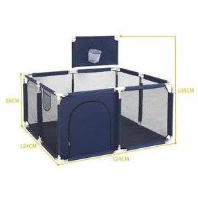   Babytrage (BK-13), Dunkelblau, Reisetrage, Kindertrage mit Zubehör - 124*124 cm