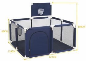 Babytrage (BK-13), Dunkelblau, Reisetrage, Kindertrage mit Zubehör - 124*124 cm