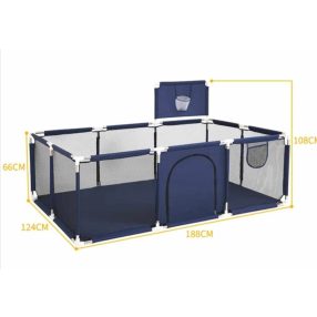   Babytrage (BK-15), Dunkelblau, Reisetrage, Kindertrage mit Zubehör - 124*188 cm