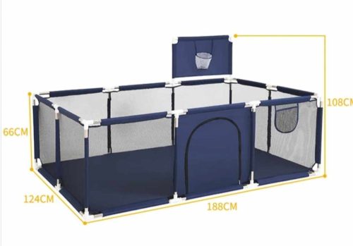 Babytrage (BK-15), Dunkelblau, Reisetrage, Kindertrage mit Zubehör - 124*188 cm