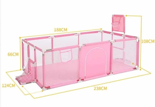Babytrage (BK-21), Pink, Reisetrage, Kindertrage mit Zubehör - 124*188cm