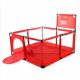 Babytrage (BK-7), Rot, Reisetrage, Kindertrage mit Zubehör - 128*128 cm