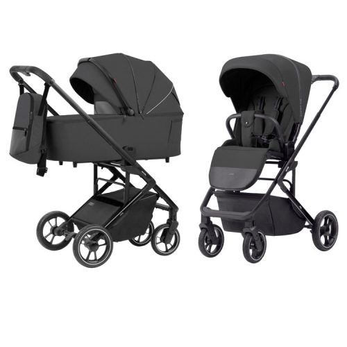Carrello Alfa 2in 1 Multifunktionskinderwagen - CRL-6507 - Graphitgrau