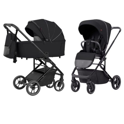 Carrello Alfa 2in 1 Multifunktions-Kinderwagen - CRL-6507 - Midnight Black