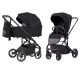 Carrello Alfa 2in 1 Multifunktions-Kinderwagen - CRL-6507 - Midnight Black