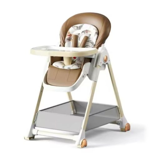 Klappbarer Hochstuhl für Kinder - Khaki
