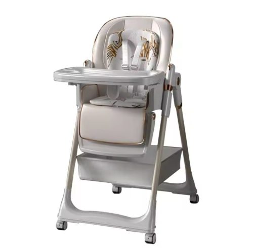 Klappbarer Hochstuhl für Kinder - Khaki