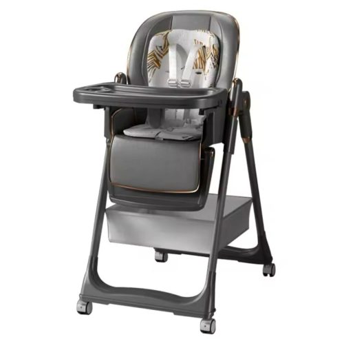Klappbarer Hochstuhl für Kinder - Khaki